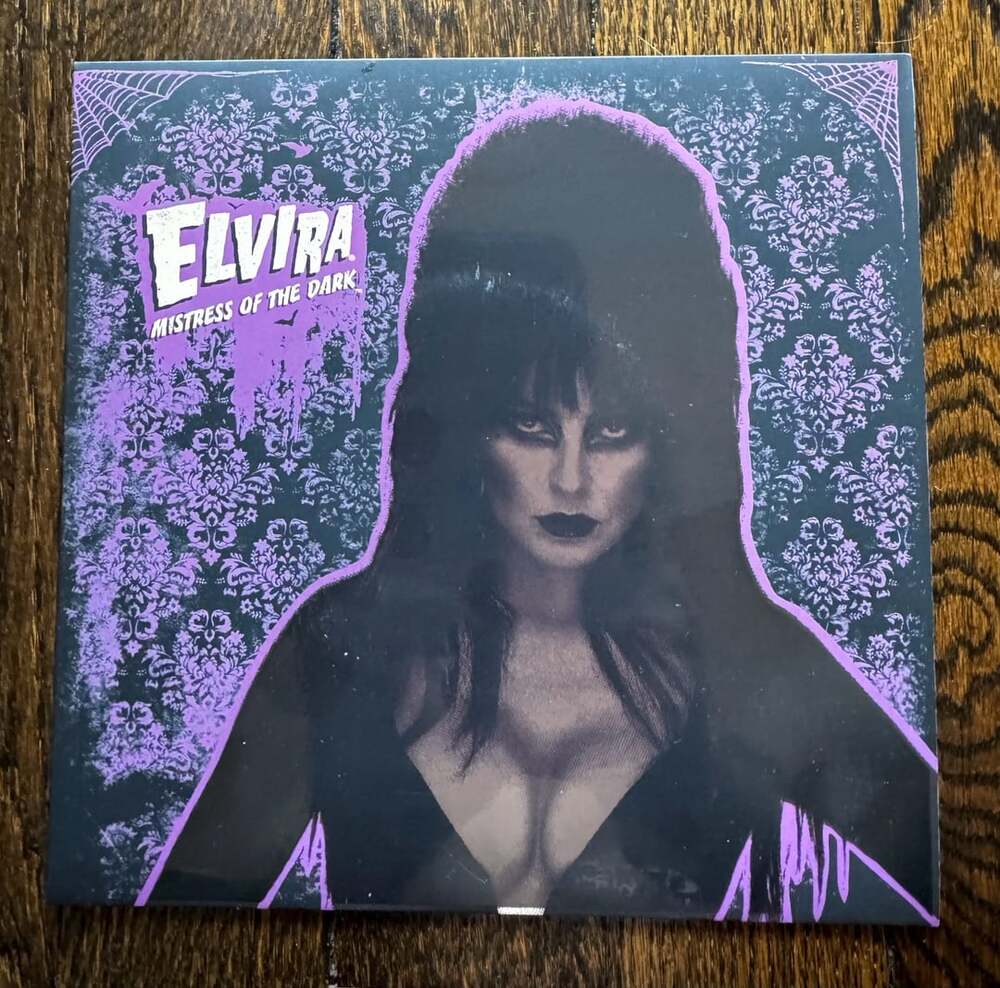 VINYL Elvira 2 Big Pumpkins b/w 13 Nights Of Halloween 7" PURPLE THIRD MAN B52s